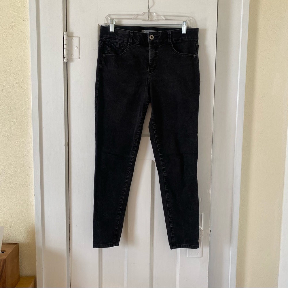 Wit & Wisdom Ab-solution Black Ankle Skinny Jeans